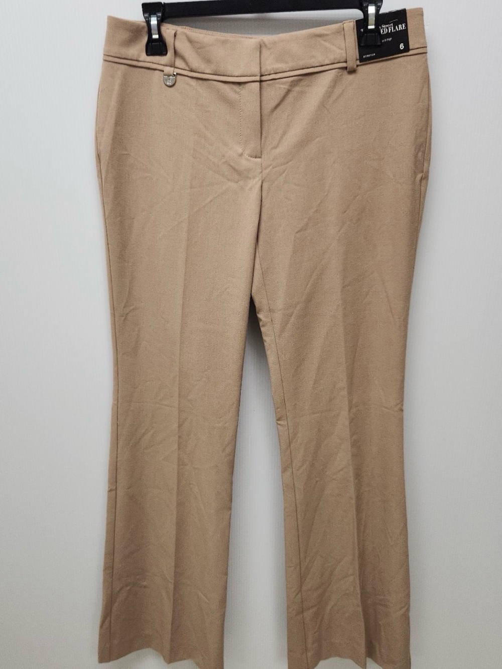 New York & Company Women's Tan Boot Cut Pants